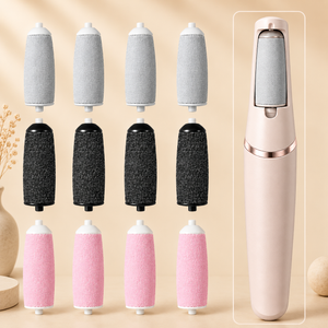SilkStep Refill Rollers — 12-pack with the SilkStep wand