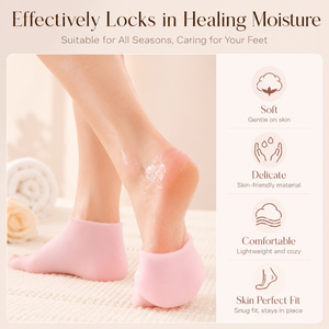 ZERVANI Silicone Socks lock in moisture for soft, comfortable feet year-round